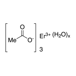 Erbium (III) acetate hydrate - CAS:15280-57-6 - Erbium triacetate tetrahydrate, Acetic acid, erbium(3+) salt, tetrahydrate